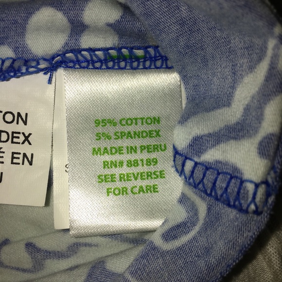 🦋 Lilly Pulitzer Cotton Tank Small Quahog Chowdah - Picture 5 of 5